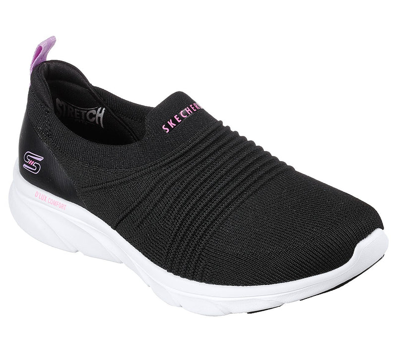 SKECHERS D'LUX COMFORT - GLOW TIME - 104339 - BKW