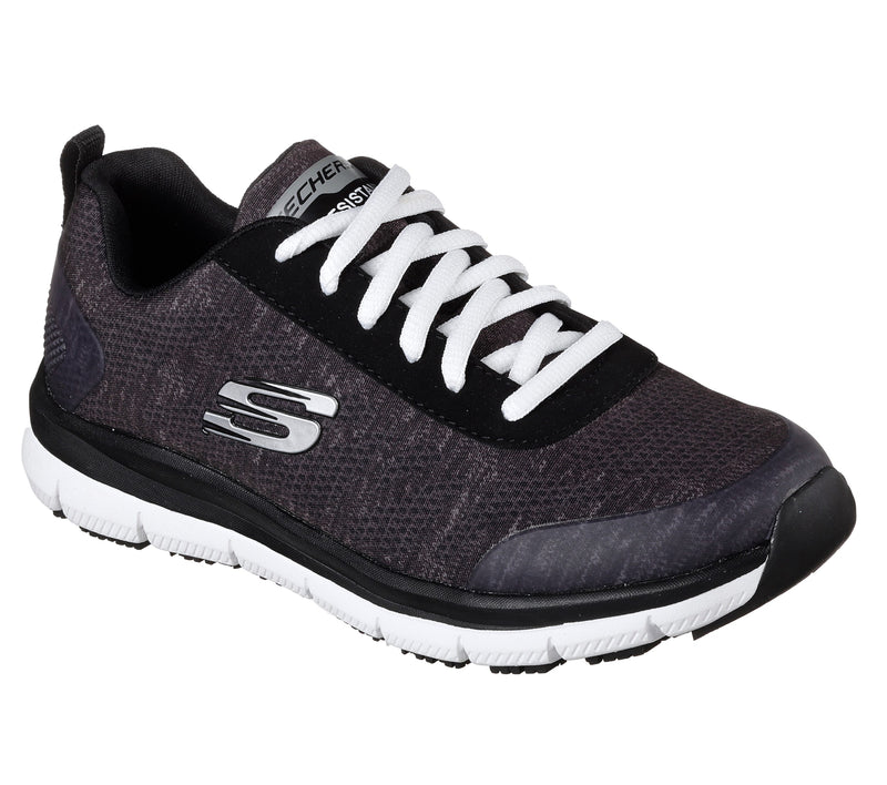 SKECHERS COMFORT FLEX SR - 77217 - BKW
