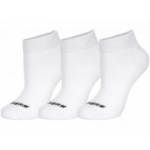 SKECHERS 3PK WOMENS NON TERRY NO SHOW - S117214 - 100