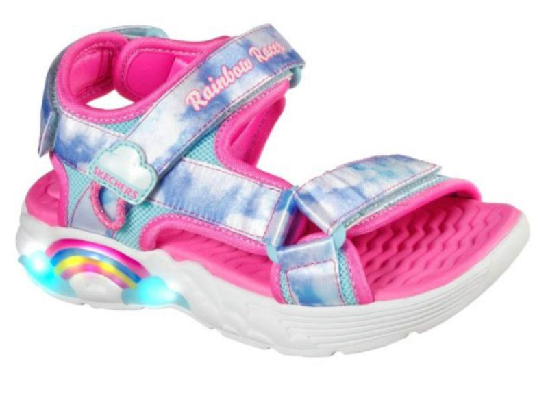 SKECHERS RAINBOW RACER SANDAL - SUMMER SKY - 302975L - BLU